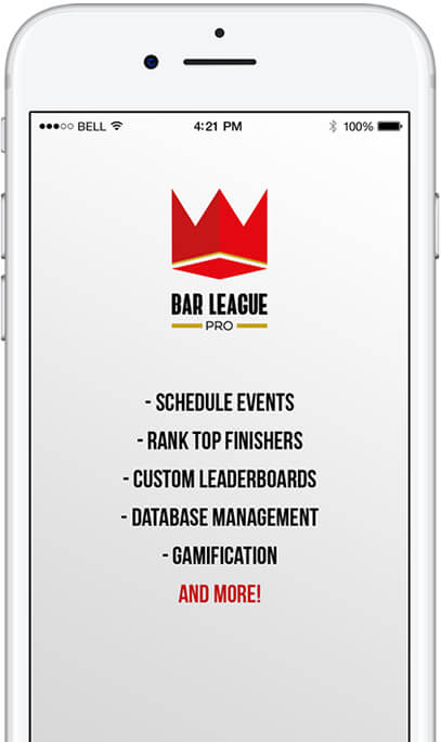 Bar League Pro Phone View